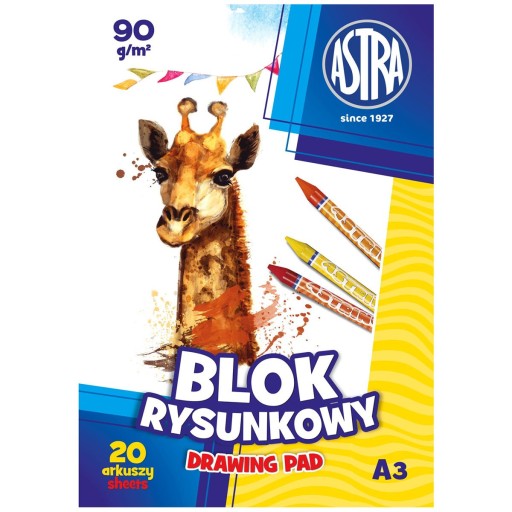 BLOK BIELY ASTRA A3 20k 90g/m2
