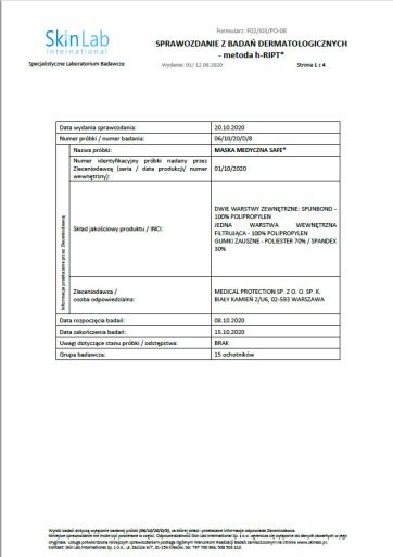 POĽSKÉ CHIRURGICKÉ MASKY CERTIFIKÁT PRE ZDRAVOTNÍCKE MASKY
