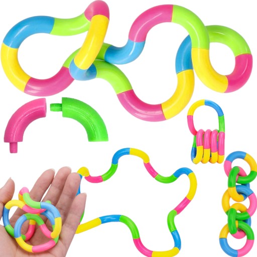 KREATÍVNE BLOKY MAGIC SNAKE REŤAZ BLOKOV SNAKE NA POKLÁDKU 100 ks
