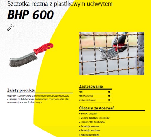 Klingspor 358323 drôtená kefa s plastovou rukoväťou