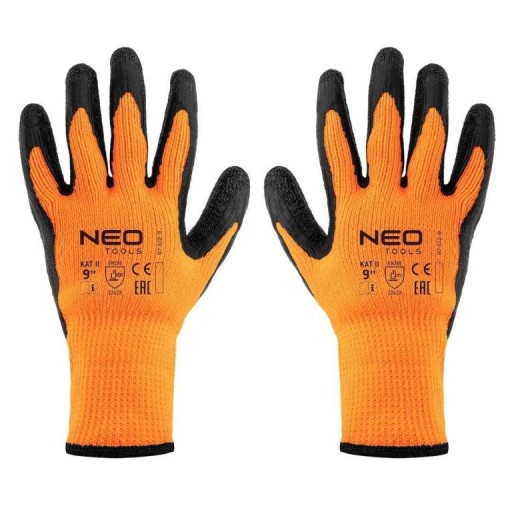 Zateplené pracovné rukavice, potiahnuté latexom 2242X, veľkosť 9, 97-612-9