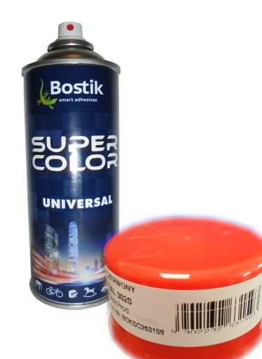 BOSTIK RAL 3020 červená farba v spreji 400ml
