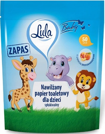 Náplň LULA vlhčený toaletný papier pre deti