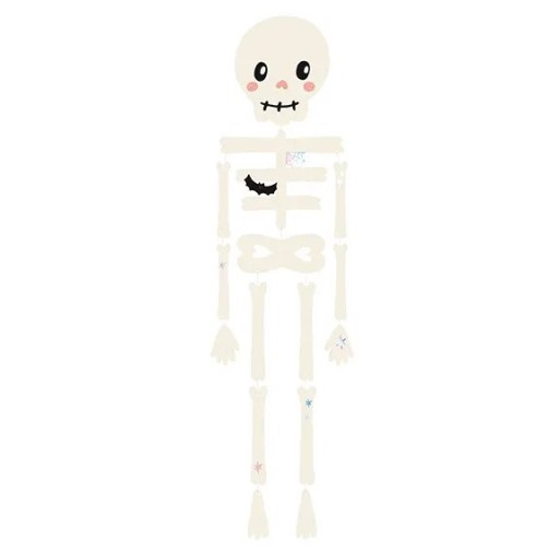 Halloweenska dekorácia na zavesenie kostry