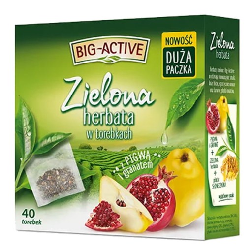 Big-Active Green s dulou a granátovým jablkom Ex40