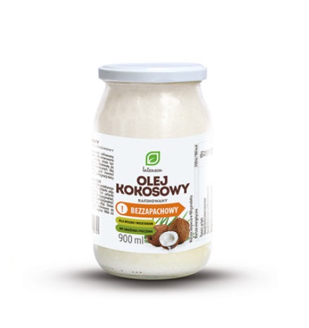 Rafinovaný kokosový olej Intenson 900 ml