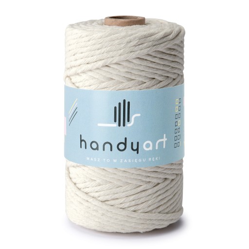 NAJLEPŠIA BAVLNENÁ ŠNÚRA PRE MACRAME 5MM 100M