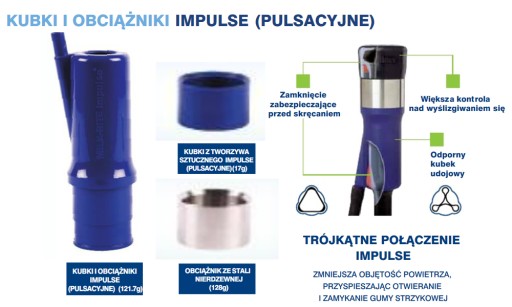 Ťažké oceľové závažie pre šálku Milk Rite IP