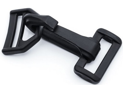 Karabína plastový háčik 2cm 20mm - 10 ks