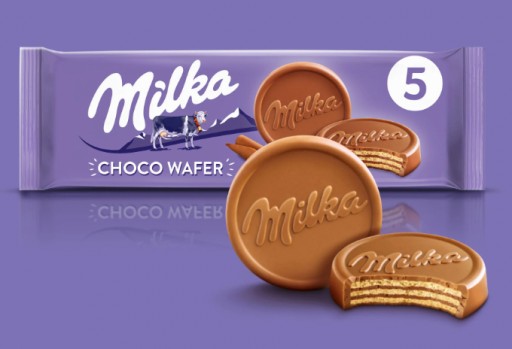 Milka Choco wafle so smotanovou mliečnou čokoládou oblátková tyčinka 1 ks plnená