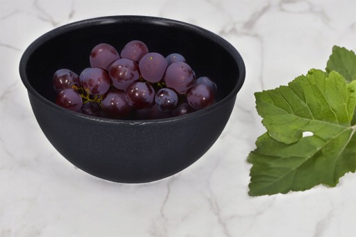 PLASTOVÁ MISKA, čierna miska na zmrzlinu, zákusky, kuchynské snacky, 0,75l
