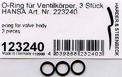 H&S tesnenie ventilu (bez Colani) Hansa 3 ks