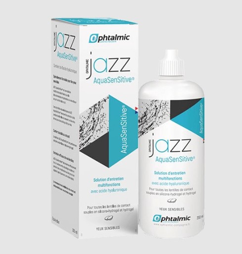 JAZZ AQUASENSITIVE TEKUTINA NA KONTAKTNÉ ŠOŠOVKY 350ML + NÁDOBA ZDARMA
