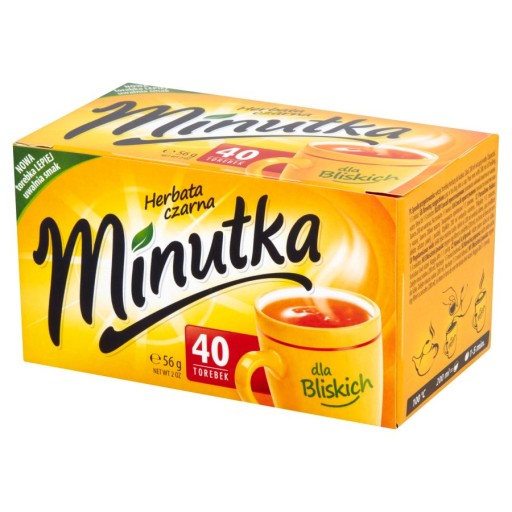 Čierny čaj Minutka 40 vrecúšok