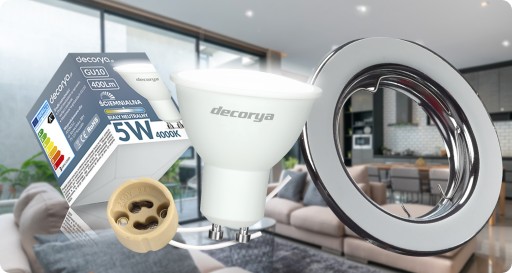 STROPNÝ SET STÍMANÝ 5W DRŽIAK ŽIAROVKY LED