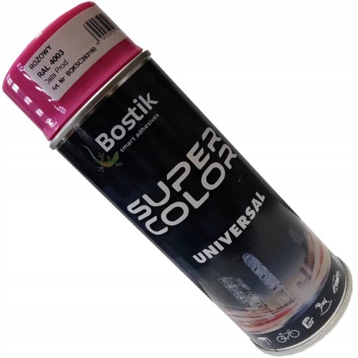 BOSTIK RAL4003 UNIVERZÁLNA FARBA RUŽOVÁ 400ML
