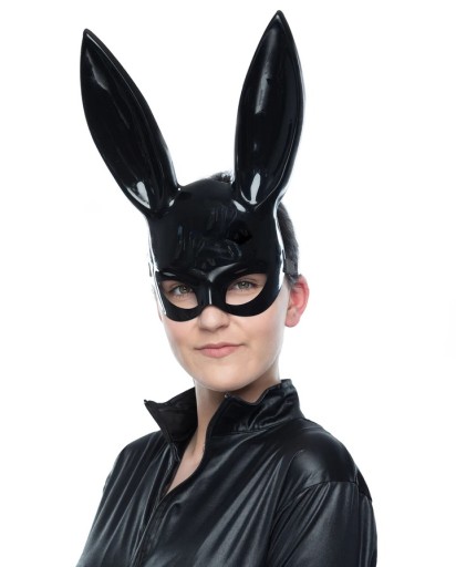 PLAYBOY MASK zajačik čierne zajačie uši
