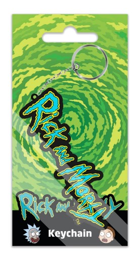 Prívesky na kľúče RICK AND MORTY, krúžky na kľúče