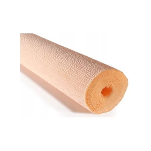 Krepový papier Taliansky krep 180 g krčený hodvábny papier č. 17A5 broskyňa