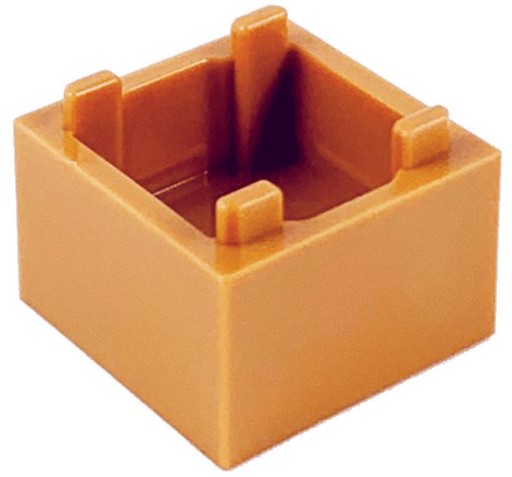 LEGO BOX 2X2X1 STREDNÝ NOUGÁT Č. 35700