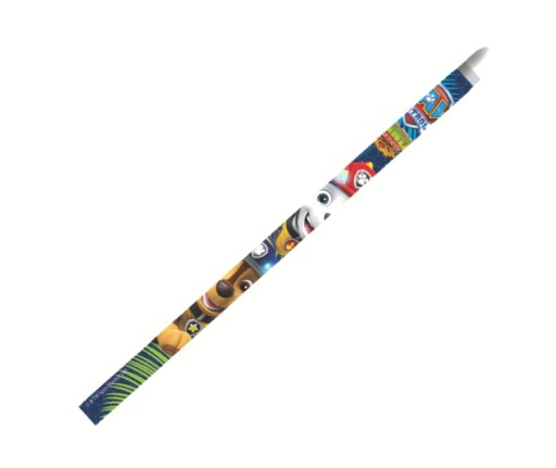 PAW PATROL grafitová HB ceruzka s gumou, 1 ks.