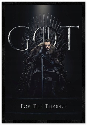 Plagát Game of Thrones Jon For The Throne 61x91,5 cm