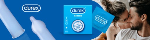 DUREX CLASSIC CONDOMS CLASSIC MOISTURIZE 3 ks