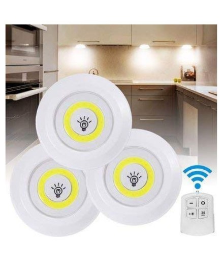 3X LED LAMPA S DIAĽKOVÝMI BATÉRIAMI BEZDRÔTOVÁ LAMPA