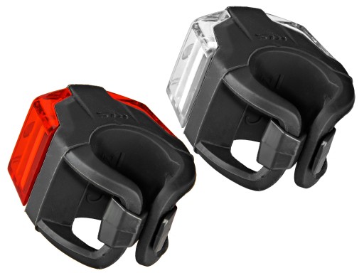 KELLYS TWINS II MINI BIKE SVETLÁ SET LED SILIKÓNOVÁ POZÍCIA ČIERNA