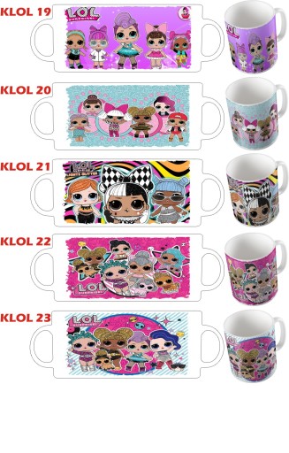 LOL SURPRISE hrnček S MENOM 330ml + KARTÓN