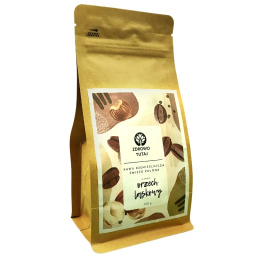 Zrnková káva s príchuťou ORECH Arabica, čerstvo pražená Zdravá tu 150 g