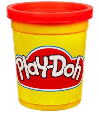 PLAY DOH CASTRY TUBE SENSORY CASTE, ČERVENÁ