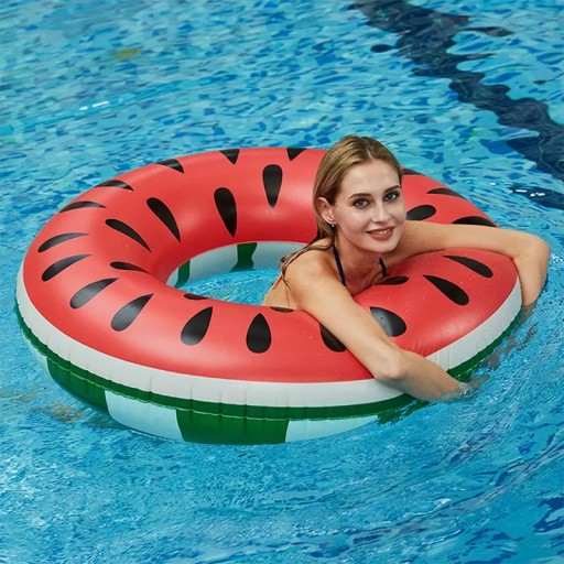 NAFUKOVACÍ MATRAC NA PNEUMATIKY VODNÉ PLÁVANIE VODNÝ MELÓN VEĽKÝ XXL 90CM