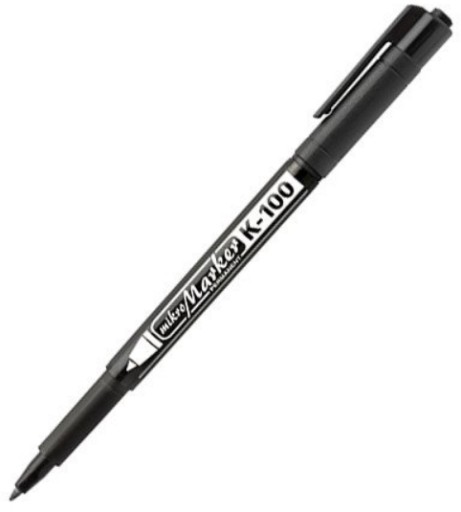 Fixka Fóliová fixka Pen Metal Glass Kamet K-100 x 5