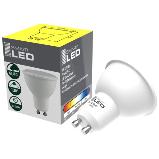 GU10 LED žiarovka 2835 SMD 9W CCD Teplá biela