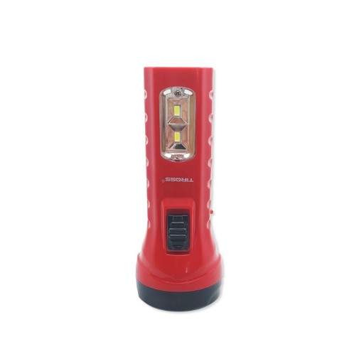 Klasická LED dobíjacia baterka so zástrčkou 14CM, manuálna, 2 režimy, 120 m