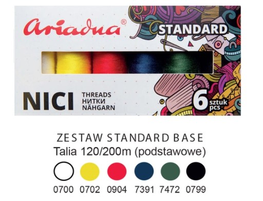 Závity Ariadna 120 Štandard 200m 6 ks - ZÁKLAD