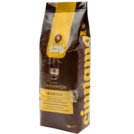 Sati Cinnamon 250g - mletá káva s príchuťou škorice