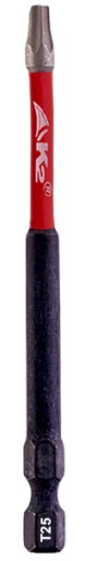 Nárazový hrot bitu pre skrutkovač K2 Impact TX25 TORX T-25 S2 90mm