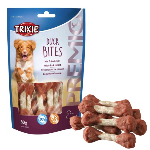 TRIXIE SNACKI Premio kačacia pochúťka pre psov 80g