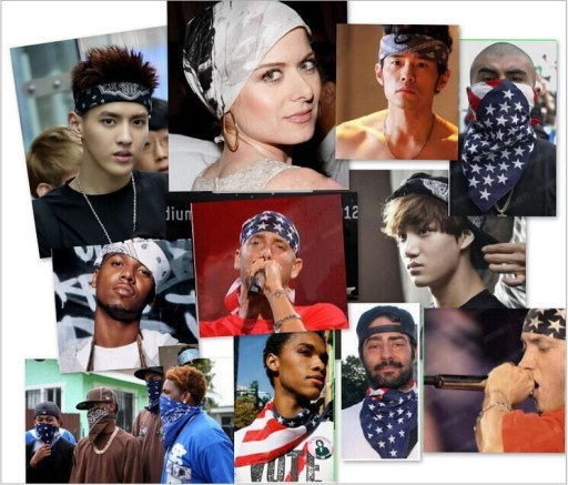 BANDAM BANDANA WRAP BANDAMA WRAP FARBY