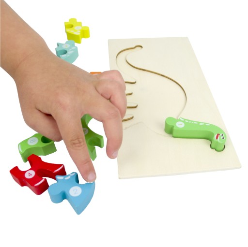 DREVENÉ PUZZLE 3D PUZZLE DINOSAUR DIPLODOC
