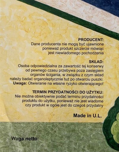 BIGOS CAN vtipné BALENIE TRIČKA DO vtipnej plechovky s nápisom
