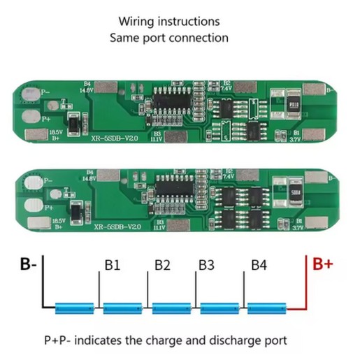 NABÍJACÍ MODUL BATÉRIE 5S 10 A OCP 20A