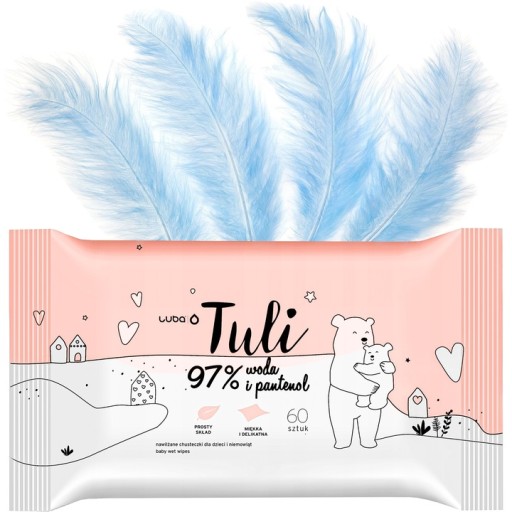 Luba Tuli vlhčené obrúsky pre deti s panthenolom 60 kusov
