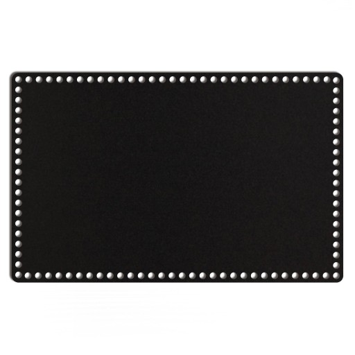 čierny základný košík dno 31x49cm HDF obdĺžnik