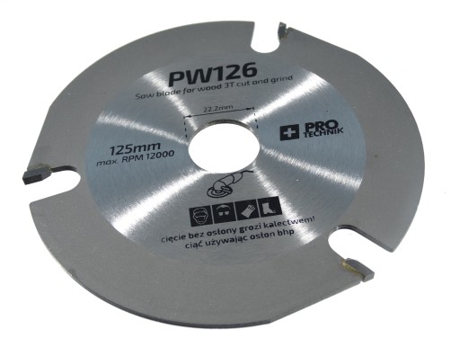 DREL Widia kotúč na rezanie dreva 125 mm