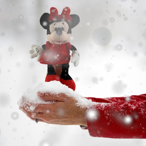 Myška Minnie Roztomilá PLYŠOVÁ MASKOTKA OD DISNEY 25 CM