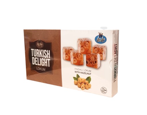 Lokum s lieskovými orieškami želé LALE 350g