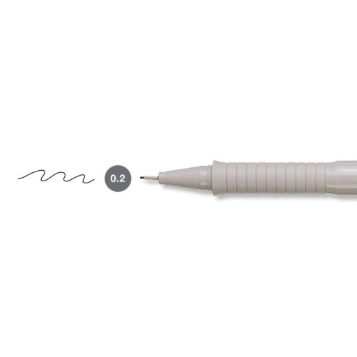 FABER-CASTELL jemná linka 0,2 mm - čierna